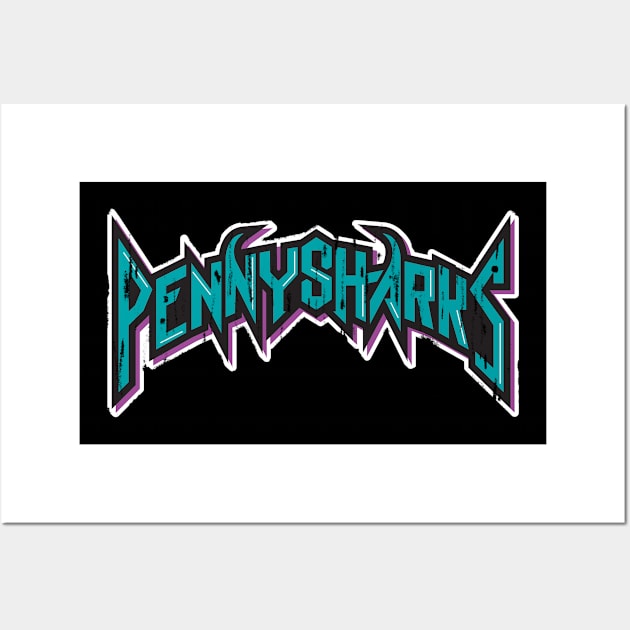 Pennysharks logo Wall Art by PennySharksOfficial